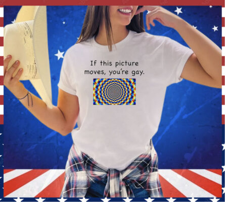 If this picture moves you’re gay shirt