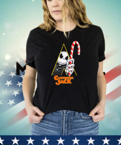 Jack Skellington Nightmare Before Christmas hug candy clockwork Jack Christmas shirt