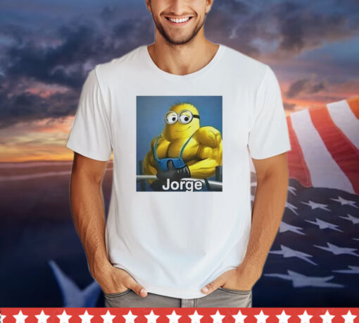 Jorge Minion gym shirt