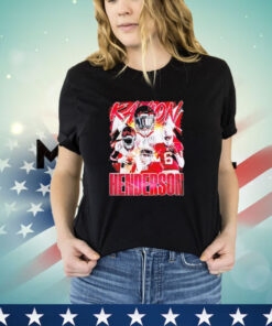 Kavion Henderson Arkansas Razorbacks football vintage shirt