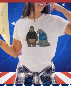 King Kong and Godzilla Beavis and Butt-head stupid kaijus monsters shirt