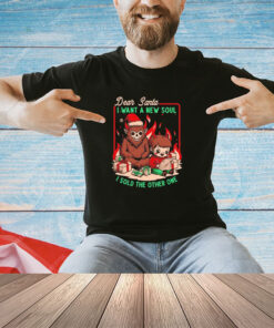 Krampus dear Santa I want a new soul I sold the other one shirt