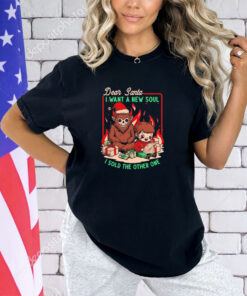 Krampus dear Santa I want a new soul I sold the other one shirt