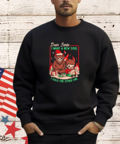 Krampus dear Santa I want a new soul I sold the other one shirt