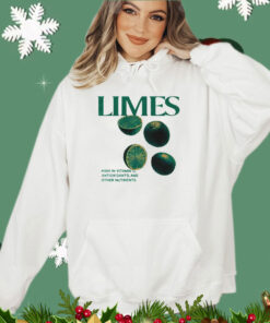 Limes high in vitamin c antioxidants and other nutrients 2023 shirt