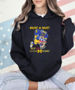 Mascot bust a nut beat OSU Michigan Wolverines shirt