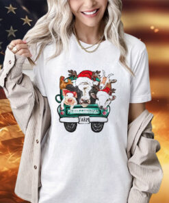 Merry Christmas farm truck shirt