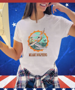 Miami Dolphins X Duvin Designs Co. cream setting sail shirt