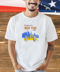 Mouse taxi greetings from New York City shirt