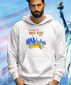 Mouse taxi greetings from New York City shirt