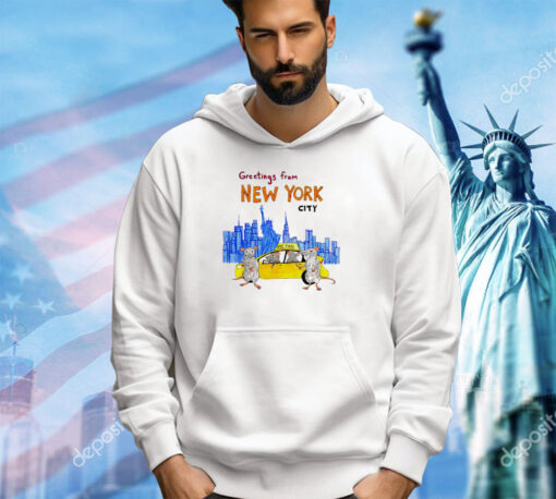 Mouse taxi greetings from New York City shirt