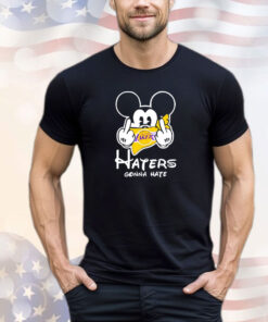 NBA Los Angeles Lakers Mickey Mouse Disney haters gonna hate shirt