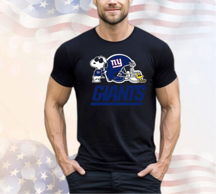 New York Giants Snoopy And Woodstock shirt