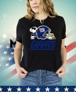 New York Giants Snoopy And Woodstock shirt