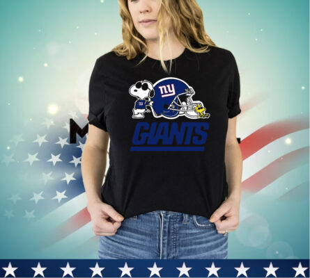 New York Giants Snoopy And Woodstock shirt