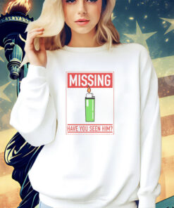 Official missing lighter have you seen him shirt