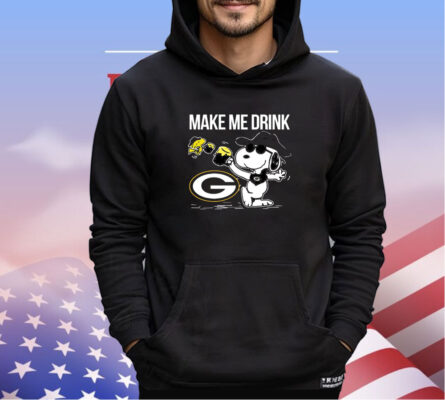 Packers Snoopy Make Me Drink shirt