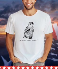 Penguin knife fight or flight shirt