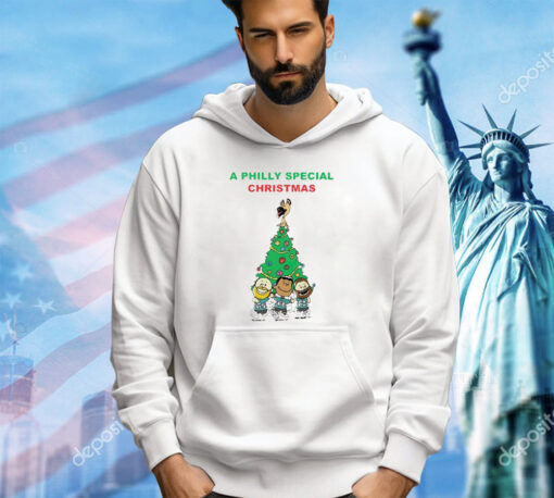 Philadelphia Eagles Jason Kelce Jordan Mailata Jason Kelce a Philly special Christmas tree shirt