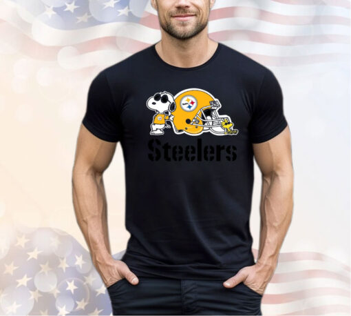 Pittsburgh Steelers Snoopy And Woodstock shirt