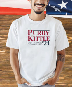 Purdy and Kittle over the middle for America 2024 shirt