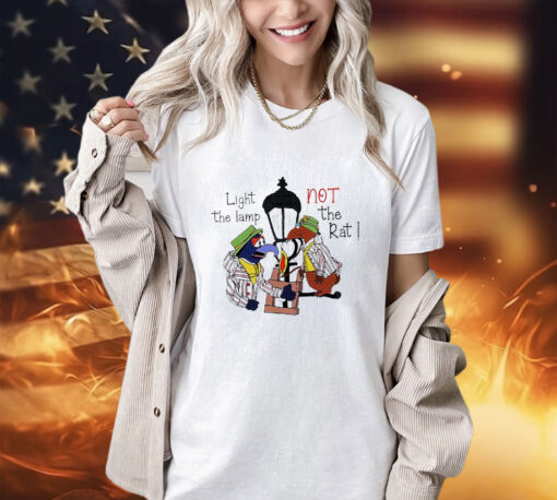 Rizzo The Muppet Show light the lamp not the rat cute shirt