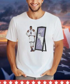 Russell Westbrook Los Angeles Lakers mirror goat shirt