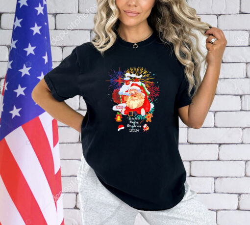 Santa Claus ho ho ho Merry Christmas 2024 shirt