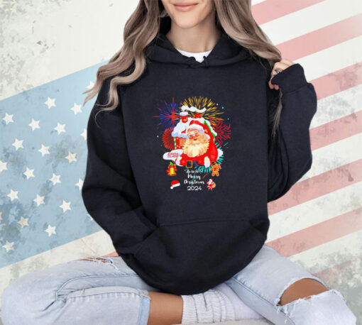 Santa Claus ho ho ho Merry Christmas 2024 shirt