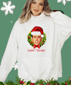 Santa Saint Nicolas cage Christmas shirt