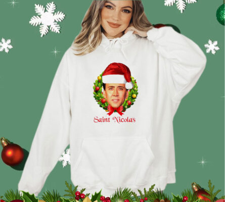 Santa Saint Nicolas cage Christmas shirt