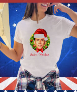 Santa Saint Nicolas cage Christmas shirt