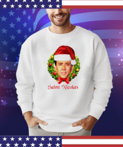 Santa Saint Nicolas cage Christmas shirt