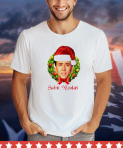 Santa Saint Nicolas cage Christmas shirt