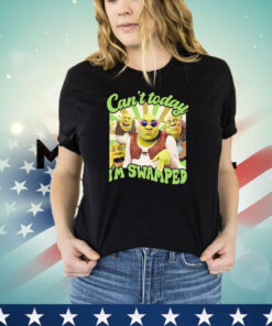 Shrek can’t today I’m swamped vintage shirt