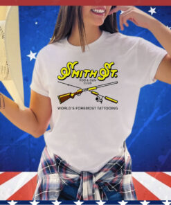 Smith St rod gun club world’s foremost tattooing shirt