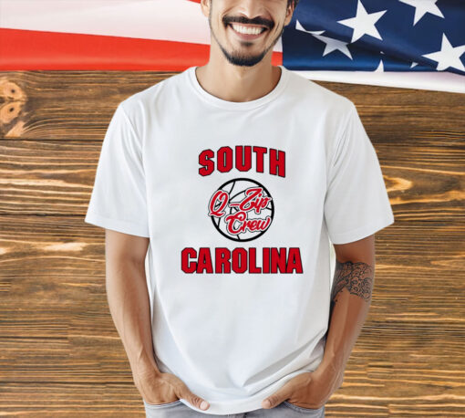 South Carolina Q Zip Crew shirt