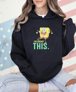 Spongebob creenshot this T-shirt