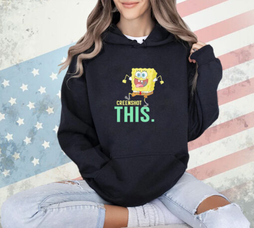 Spongebob creenshot this T-shirt