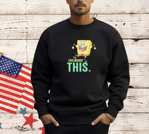 Spongebob creenshot this T-shirt