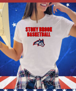 Stony Brook Seawolves basketball logo shirt
