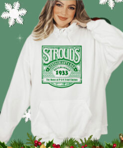 Stroud’s restaurant bar established 1933 The Home of PAN fried chicken vintage logo shirt