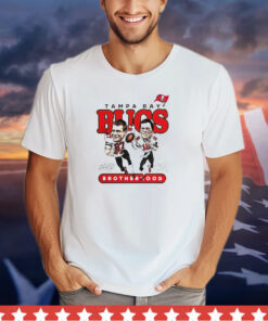 Tampa Bay Buccaneers Rob Gronkowski & Tom Brady Brotherhood cartoon shirt