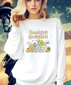 Team Sumikko Gurashi uniting cuteness and friendship shirt