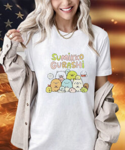 Team Sumikko Gurashi uniting cuteness and friendship shirt