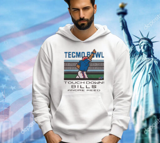 Tecmo bowl touchdown Buffalo Bills Andre Reed shirt