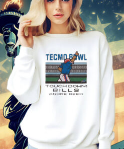 Tecmo bowl touchdown Buffalo Bills Andre Reed shirt