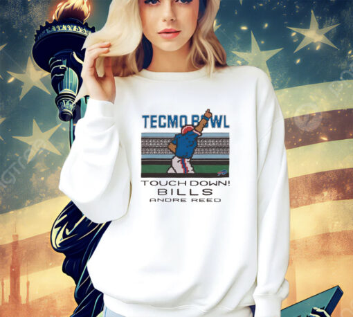 Tecmo bowl touchdown Buffalo Bills Andre Reed shirt