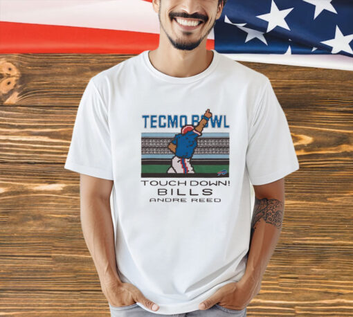 Tecmo bowl touchdown Buffalo Bills Andre Reed shirt