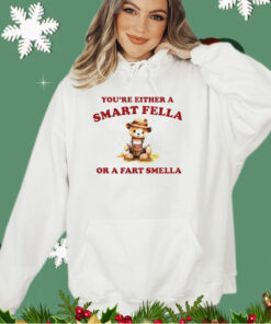 Teddy Bear you are either is smart fella or a fart smella shirt